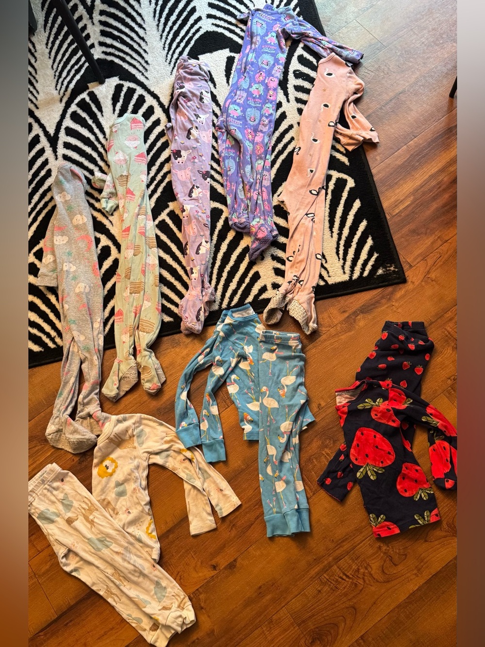 Girls 2t Kids Pajamas bundle - all name brand long sleeve